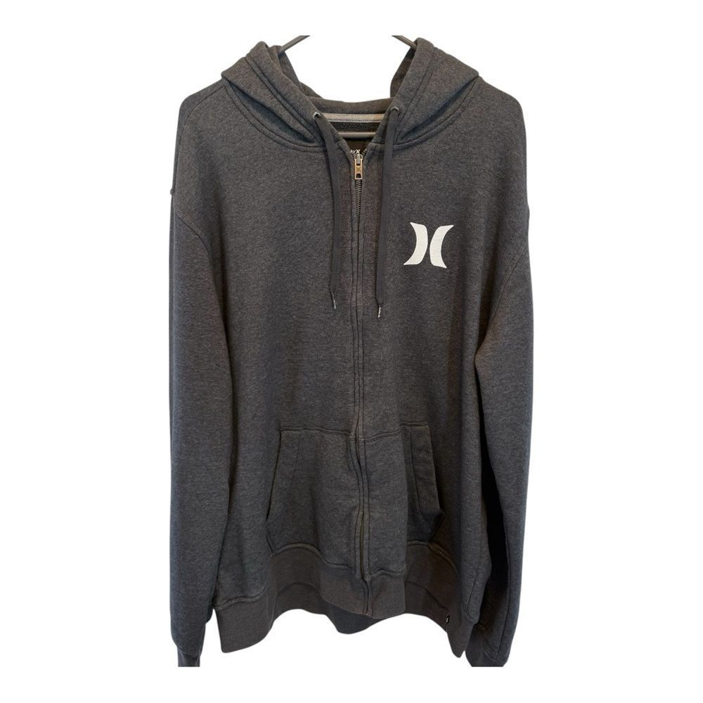 Hurley Charcoal Zip-Up Hoodie